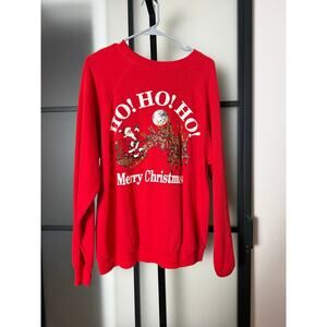 Vintage Christmas Sweatshirt Size XL